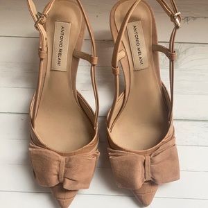 Designer kitten heels. Worn once.